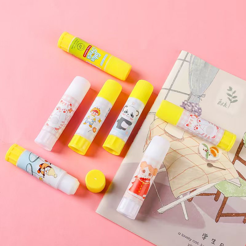 Varilla de pegamento sólido coreano suministros para estudiantes de oficina pegamento sólido blanco 9g pegamento sólido de alta viscosidad barra de pegamento hecha a mano de bricolaje