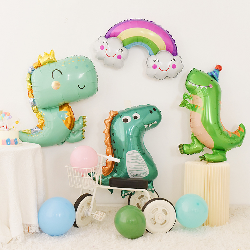 Globos de aluminio con forma de animales para el primer cumpleaños del jardín de infancia (1 de junio) Decoraciones de dibujos animados para la fiesta del Día del Niño Juguetes_voghion.com
