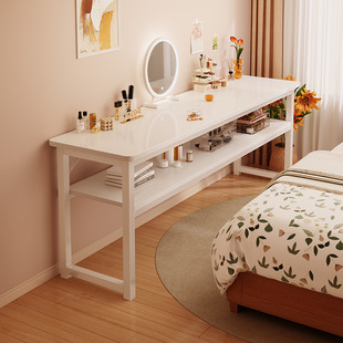 Dressing Table Bedroom Simple Modern Makeup Table 2024 New Light Luxury Simple Rental House Rectangular Computer