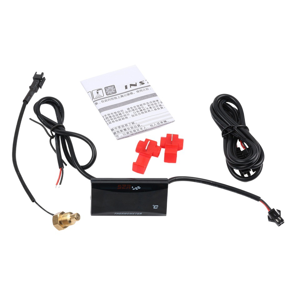 S2R termómetro de agua motocicleta universal modificado pantalla LCD medidor termómetro temperatura del agua medidor de pantalla digital JOG DIO
