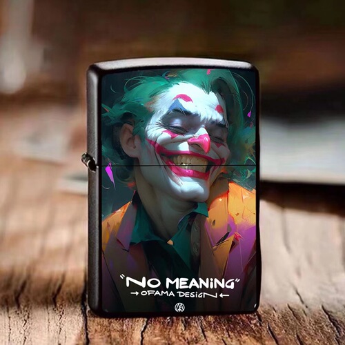 JOKER lighter F windproof metal kerosene windproof lighter movie character creative lighter