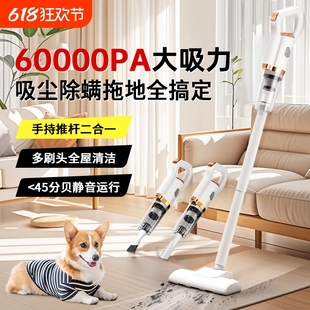 Wireless Vacuum Cleaner Household Large Suction Silent Handheld Small Suction and Mopping All-In-One Pet Cat Hair Vacuum Cleaner Two-In-One