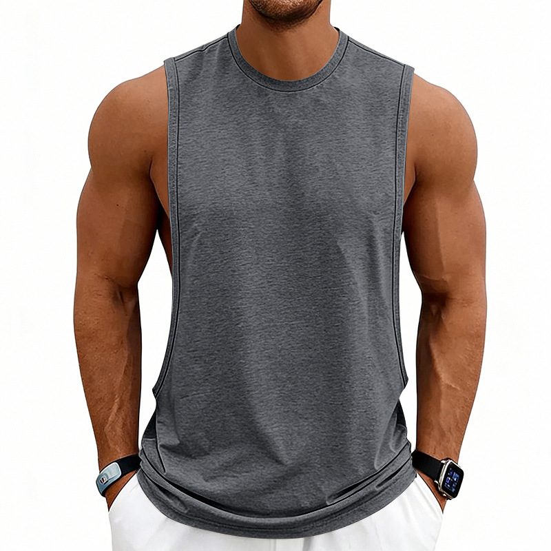 Men's Sports Vest For Spring/Summer Loose Fit Fitness Vest Running Basketball Training Top_viptrois.com