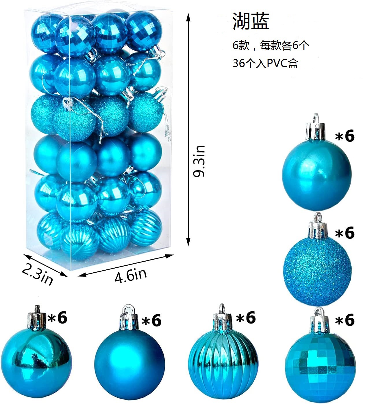 Navidad nueva Bola de forma especial 36 Navidad árbol de Navidad decoración colgante pequeño colgante cuadrado bola sandía traje