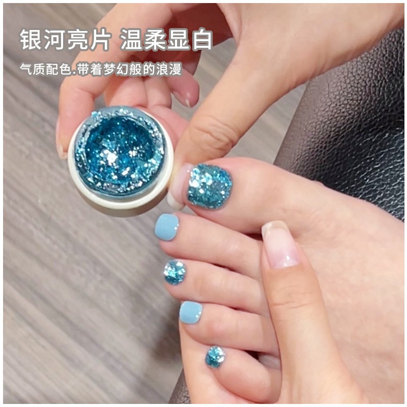 Esmalte de uñas en gel con lentejuelas de moda popular 2025 nuevo modelo blanco brillante colorido gel de lentejuelas al por mayor del fabricante.