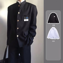 dk制服全套中山装男初中高中生热血高校服潮流jk西服外套西装班服