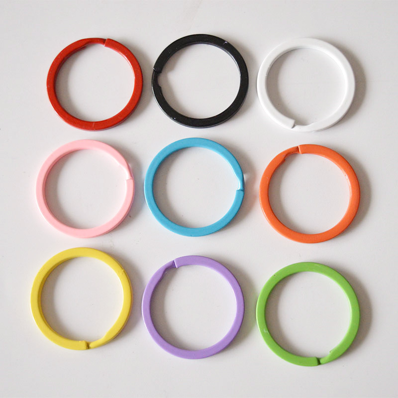 30MM candy color metal paint key ring iron ring key ring hanging ring jewelry accessories wholesale 30MM candy color metal paint key ring iron ring key ring hanging ring jewelry accessories wholesale