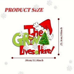 国境を越えて人気アマゾンクリスマス木製看板クリスマスツリー装飾品前門グリーンパーティー装飾用品