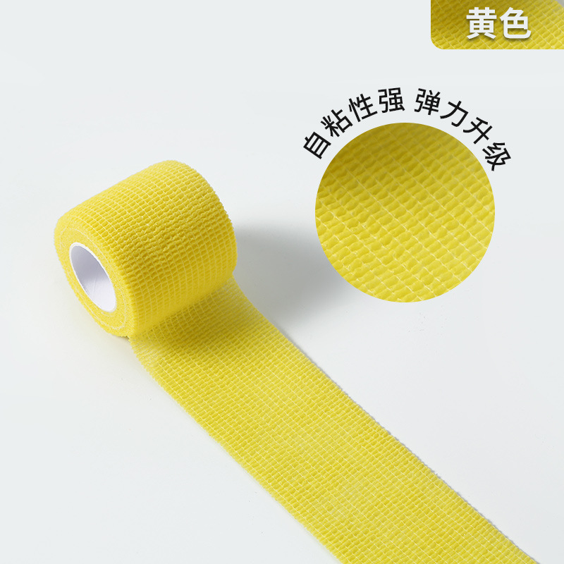 Fábrica al por mayor auto-adhesivo elástico dedo vendaje deportes cinta protectora de uñas no tejida auto-adhesivo dedo protección correa de rodilla