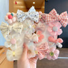 Children's hairgrip with bow, hairpins, cute hair accessory girl's for princess, autumn, 2021 collection