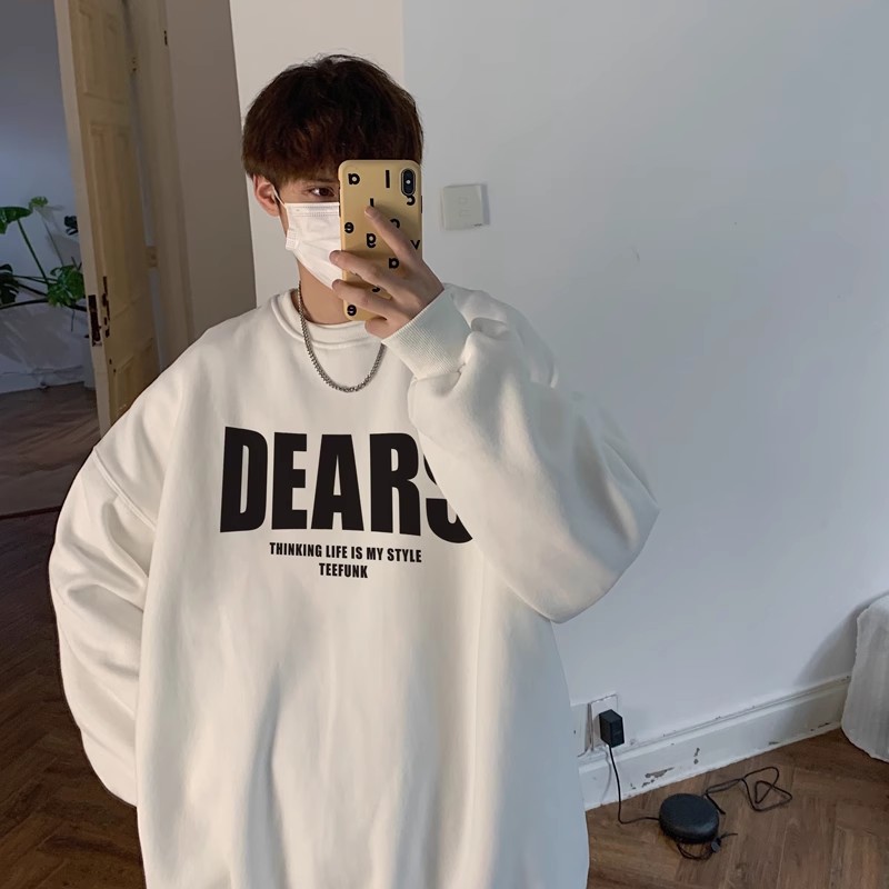 라운드넥 화이트