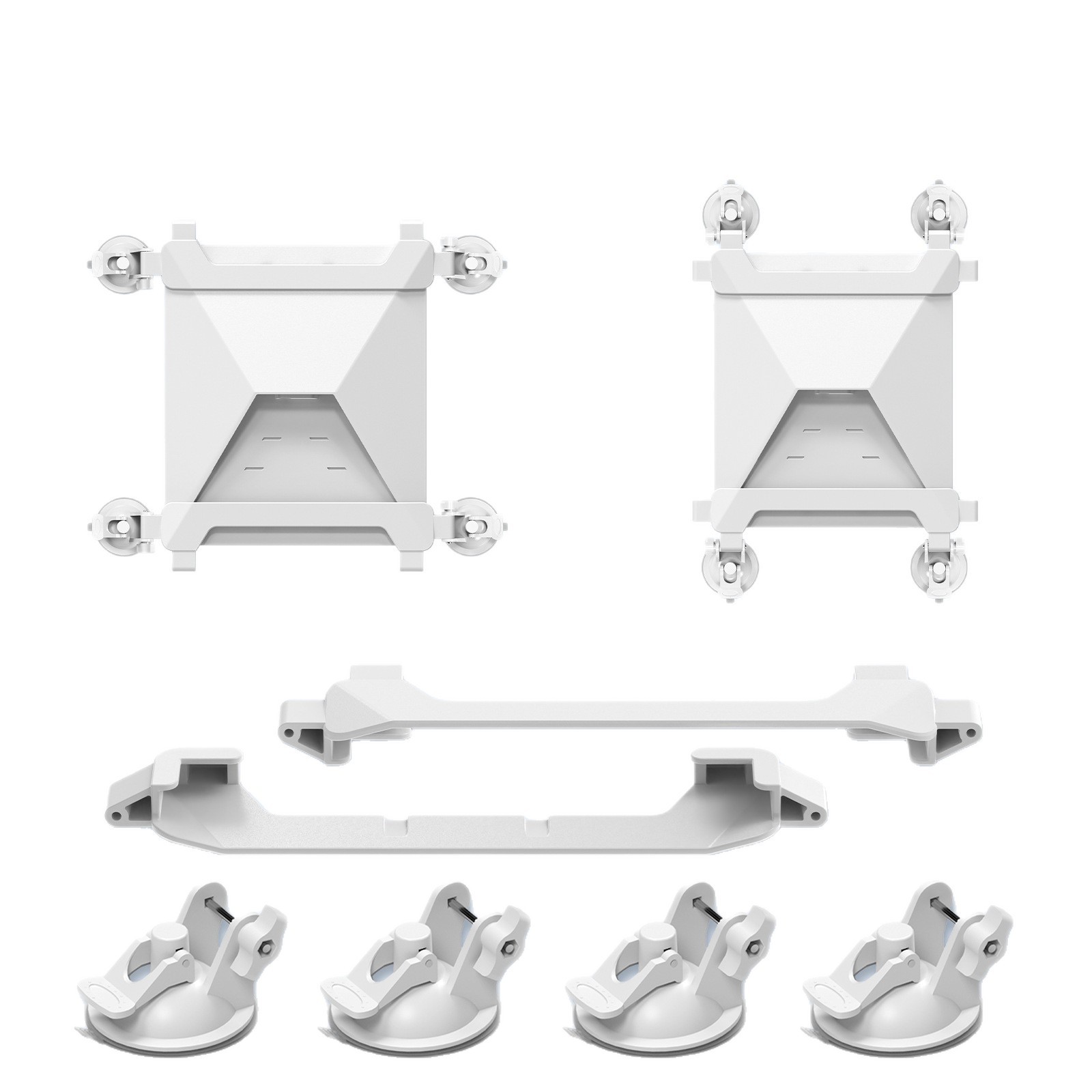 Cross-border Star mini car suction cup mount, mini roof, sunroof, front window, and rear window glass suction cup mount, with chain