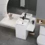 洗脸小户型落地连体立柱盆
