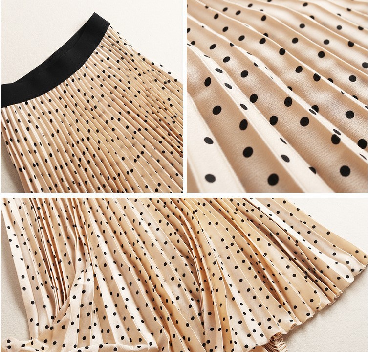Apricot Polka Dot Skirt