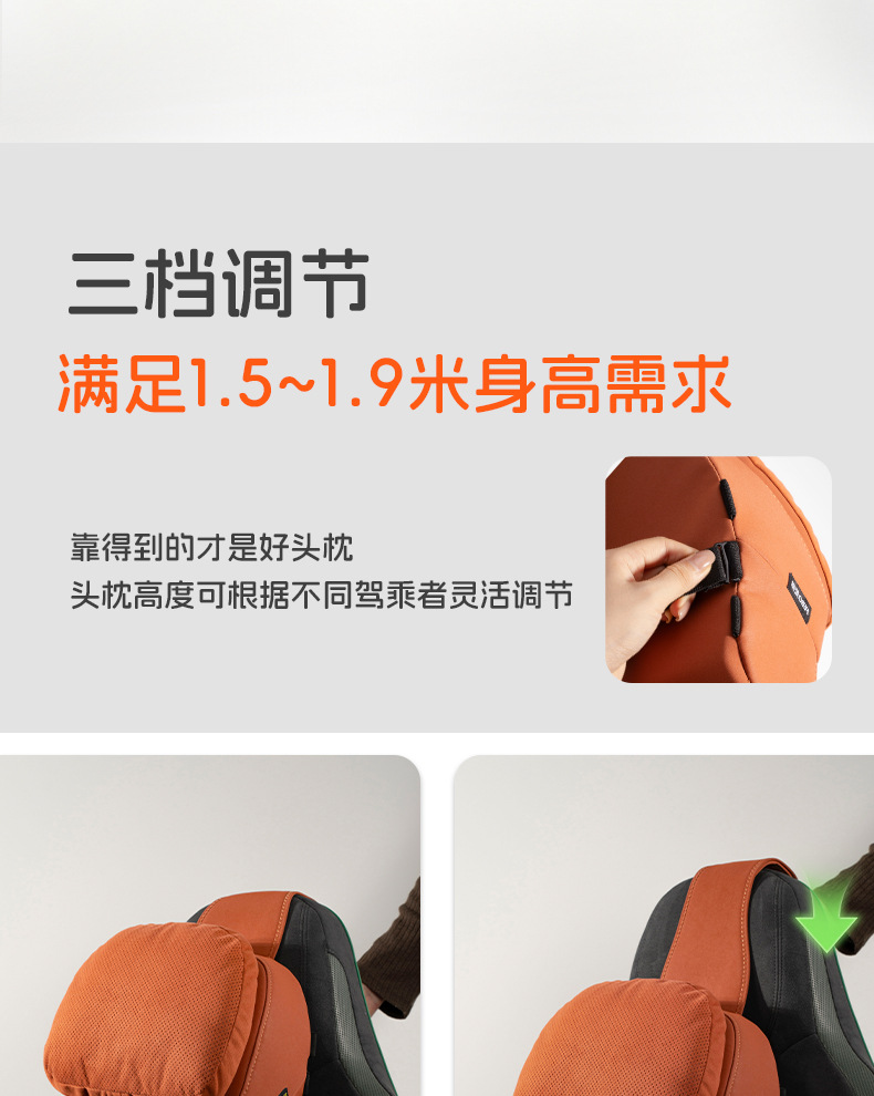 Suitable for Geely car headrest and neck pillow, Xingyuan Galaxy L7/E5, Xingyue L, Boyue, Emgrand car cushion pillow