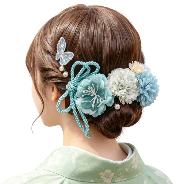 Japanese-Style Hair Accessory Set with Handmade Artificial Flowers, Kimono Hairpin Set, Accessories, Amazon Cross-Border Hair Flower Hair Accessories