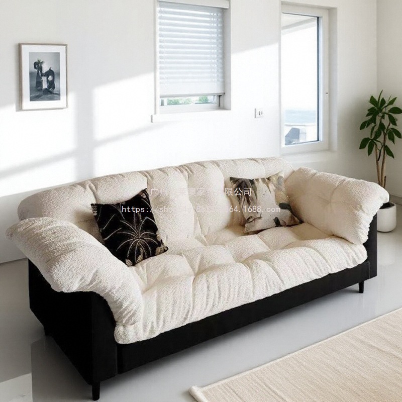 Lazy Sofa for Lying and Sleeping, Suitable for Small Bedroom, Single or Double Person, Dormitory, Rental Room, Living Room, Straight Row Tatami