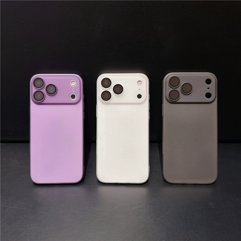 Apple, iPhone17, ultra thin matte transparent phone case, iPhone16, lens, compatible protective case, 17promax