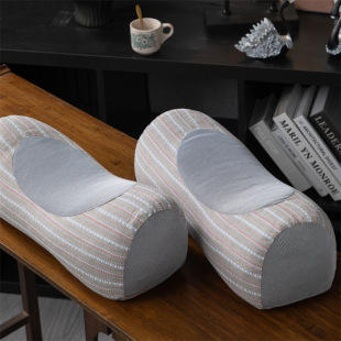 Factory Direct Striped Palace Buckwheat Pillow Core Pure Cotton Pillowcase Single Dormitory Home Model One Piece Is Also Wholesale Price