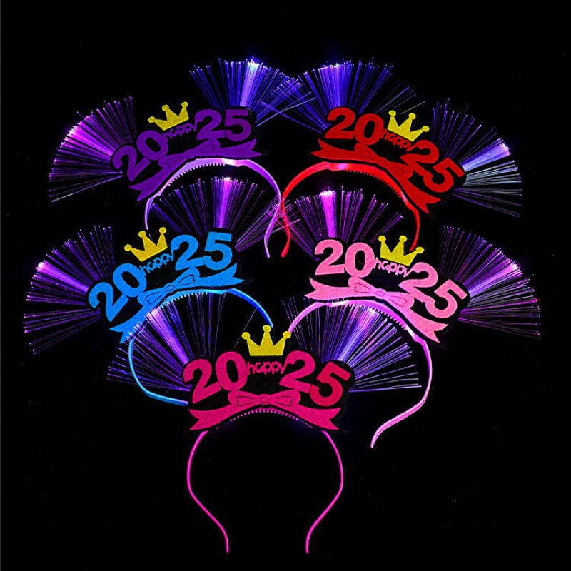 Barra de luz Concierto Estrella de cinco puntas Estrella brillante Diadema luminosa azul Barra de luz intermitente Accesorios de apoyo para la fiesta