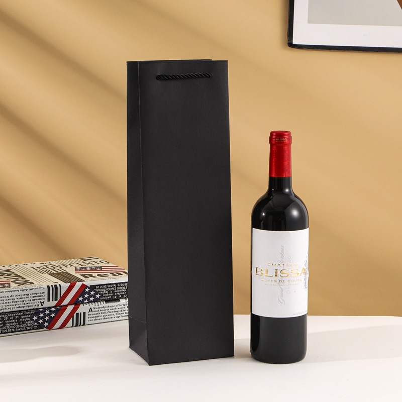 葡萄酒包装袋子单只装纯色红酒礼品袋子保温杯通用包装袋礼盒