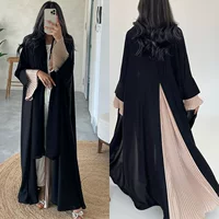 MQ185 modest Arabian Dubai женская одежда Abaya трансграничный Ближний Восток Горячая продажа плиссированный пиджак