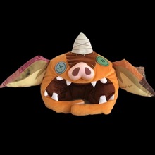 新款游戏塞尔达猪猪林头套搞怪恶搞林克猪头毛绒头套玩具帽子批发