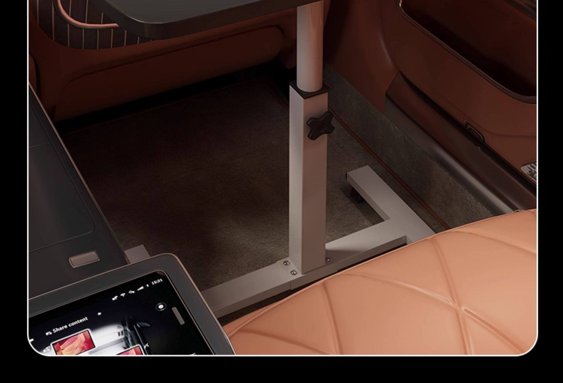 Car-Mounted Small Table, In-Car Rear Seat Computer Desk, Simple Portable Office Desk, Bedside Table, Adjustable Height Table, Bed Study Table