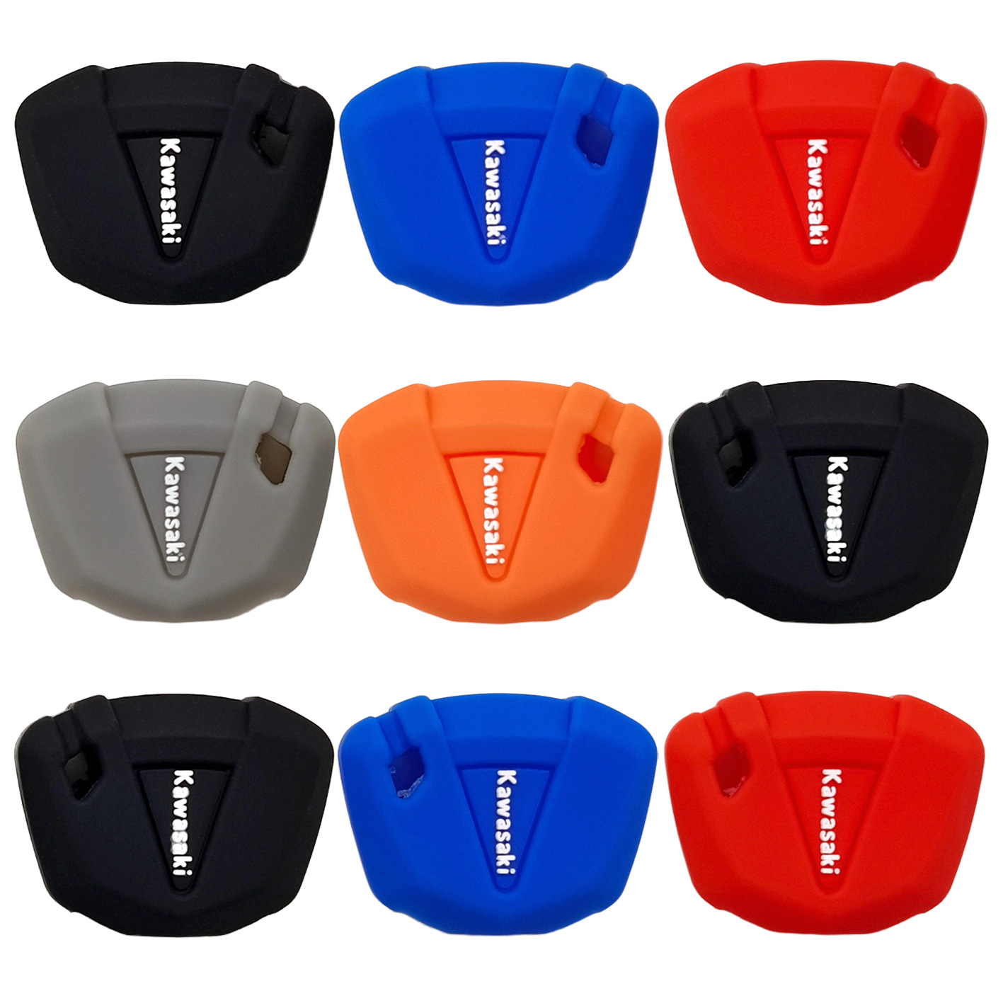 适用川崎Ninja Z400 忍者400小火神650异兽通用摩托车硅胶钥匙套