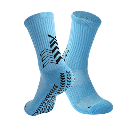 Elite Basketball Socks with Thick Terry Sole, All-Season Breathable Outdoor Running Casual Couple Mid-Calf Football Silicone Socks