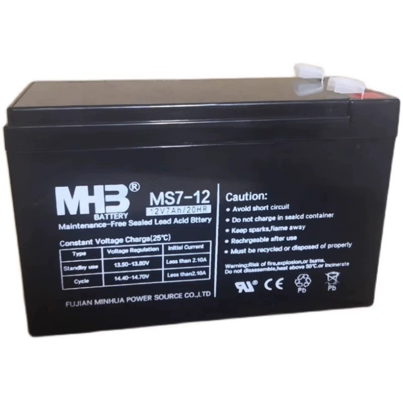 Аккумулятор MHB 闽华 MS7-12/MS9-12, устройство аварийного выравнивания при отключении лифта для пожарной защиты, источник питания UPS