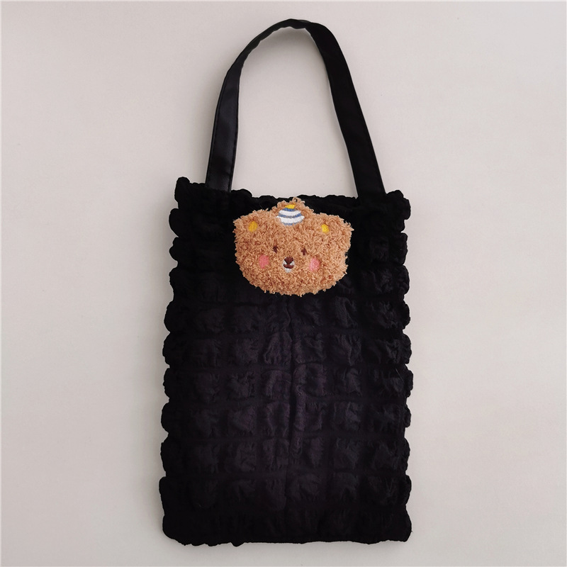Korean-style cute bear tissue box cover for car seat backs, suitable for babies and children