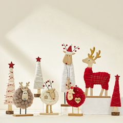 クリスマス装飾創意店舗ヘラジカ老人クリスマスツリーデスクトップ店に羊のフェルトを飾ってミニを飾る