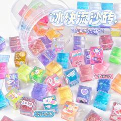 創意的な小さい氷の流砂のレンガのミニは油のdiyの氷のレンガに入ります。
