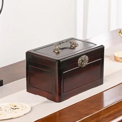 紅酸枝龍鳳呈祥首飾盒