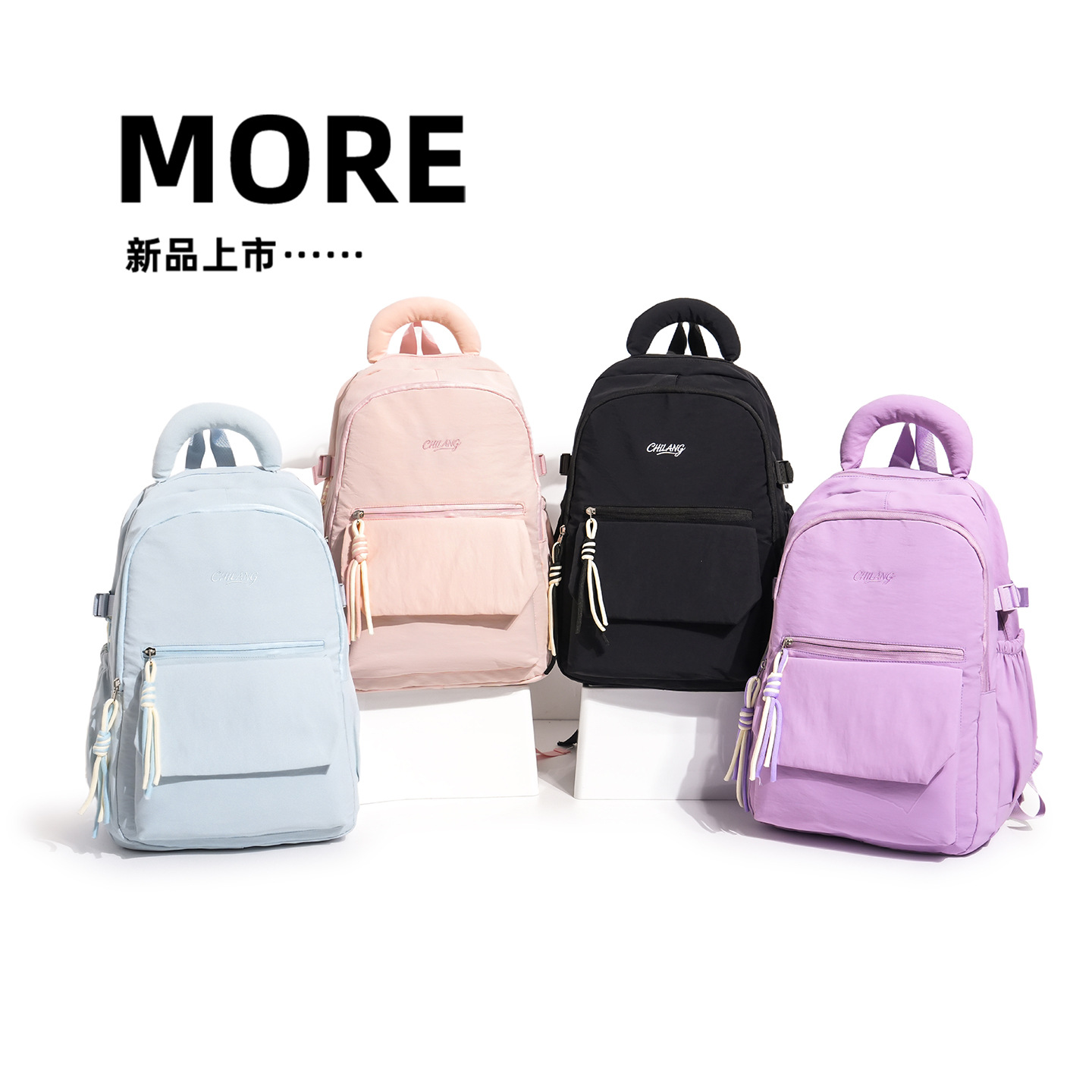 New Fashionable Lightweight Backpack for Women, Large Capacity Casual Commuting Travel Backpack for Men, Versatile Simple Student Backpack