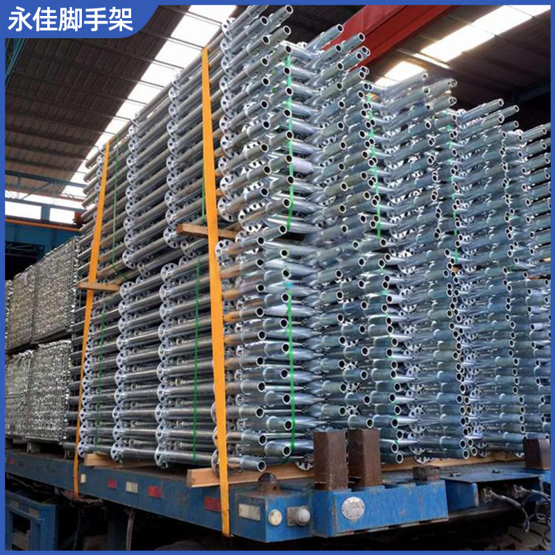 建筑装修升降平台铝脚手架双宽斜梯圆盘式铝合金脚手架