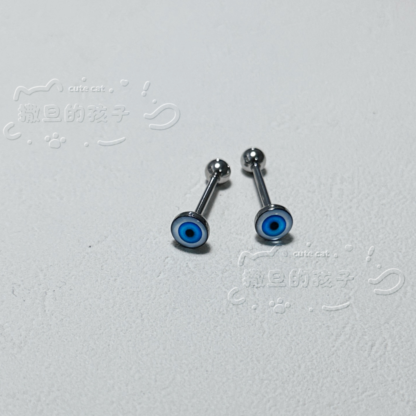 Pointed titanium steel lip stud product view
