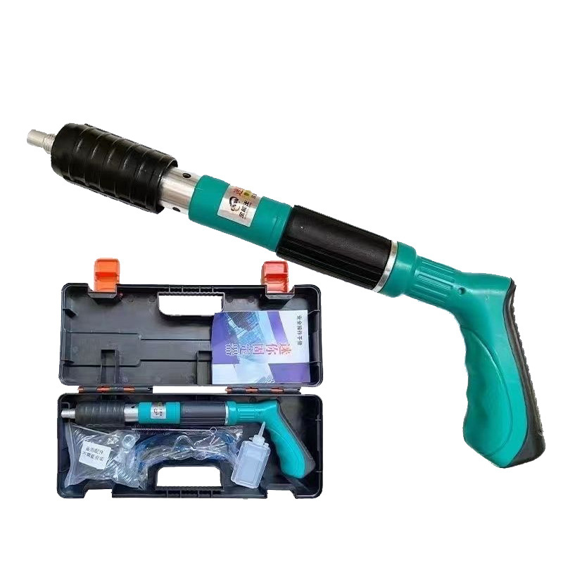 Fábrica directa pistola de clavos de un lote de techo artefacto mini pistola de clavos silenciador clavador instalación fijador