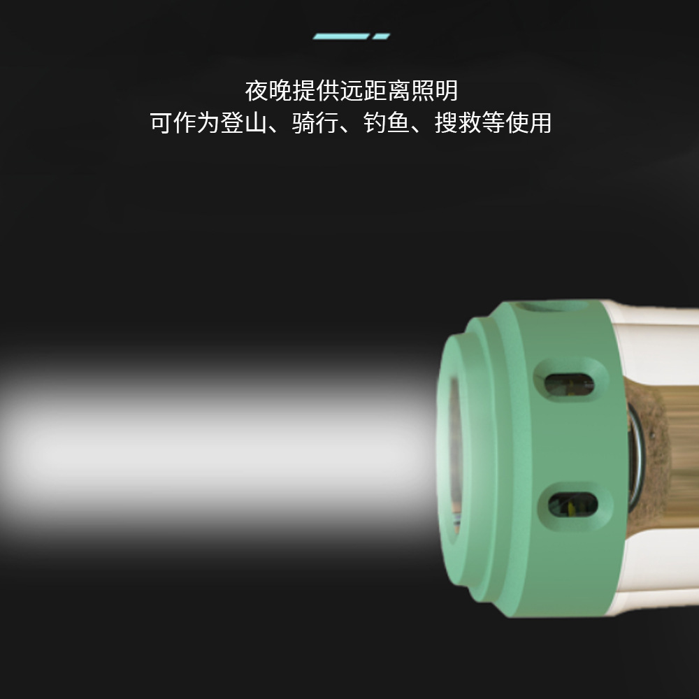 Nueva Luz de camping transfronteriza multifuncional luz de emergencia al aire libre faro impermeable larga resistencia luz de trabajo portátil destacado