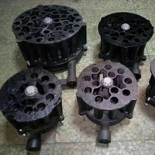 6/10/12/18/30 Tube Plum Blossom Stove Head with Nozzle Black Fierce Stove Head Hotel Kitchen Accessories