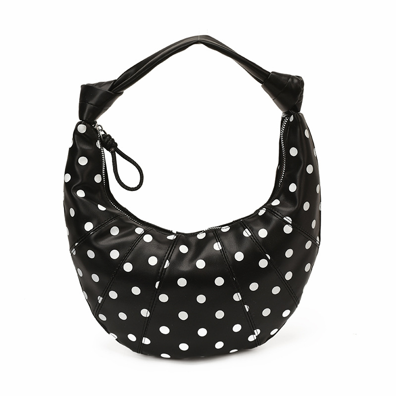 Personalidad de nicho de diseño de bolsas de punto de onda para mujeres 2026 nuevo estilo de moda universal bolsas de hombro bolsas diarias bolsas de brazo de viaje