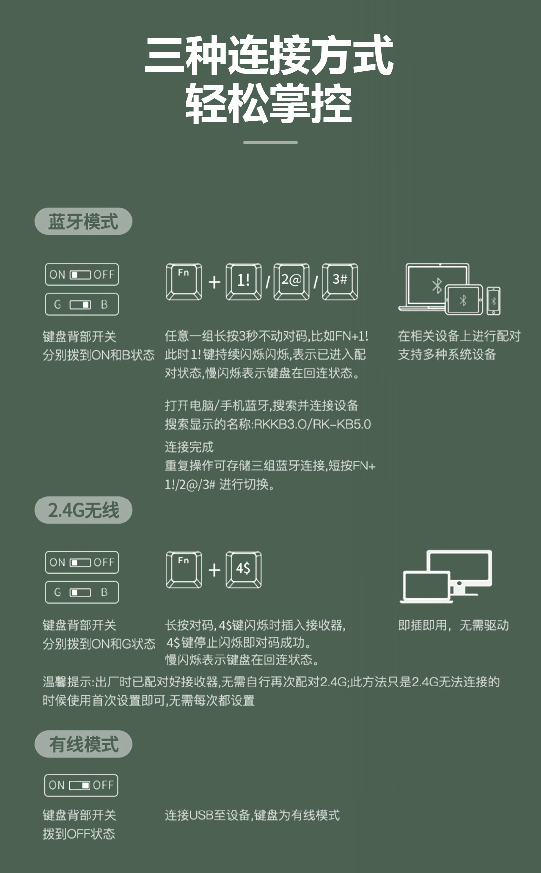 GK75V5配列蓝牙2.4G三模RGB无线GASKET结构热插拔客制化机械键盘详情56