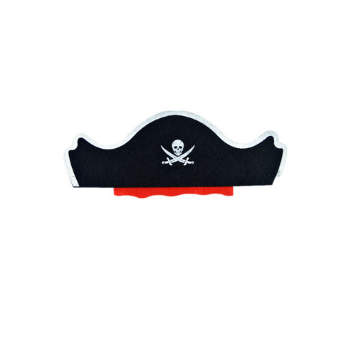New Halloween Pirate Eye Mask and Caribbean Pirate Hat Costume Felt Children's Party Play Prop