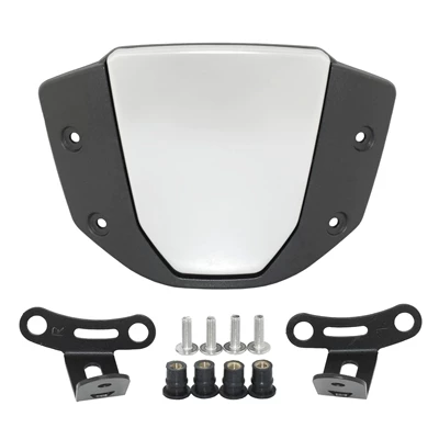 Suitable for Ben-Tian Motorcycle front windshield - silver-black
