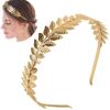 Fashionable headband for bride, golden hair accessory, European style, Amazon