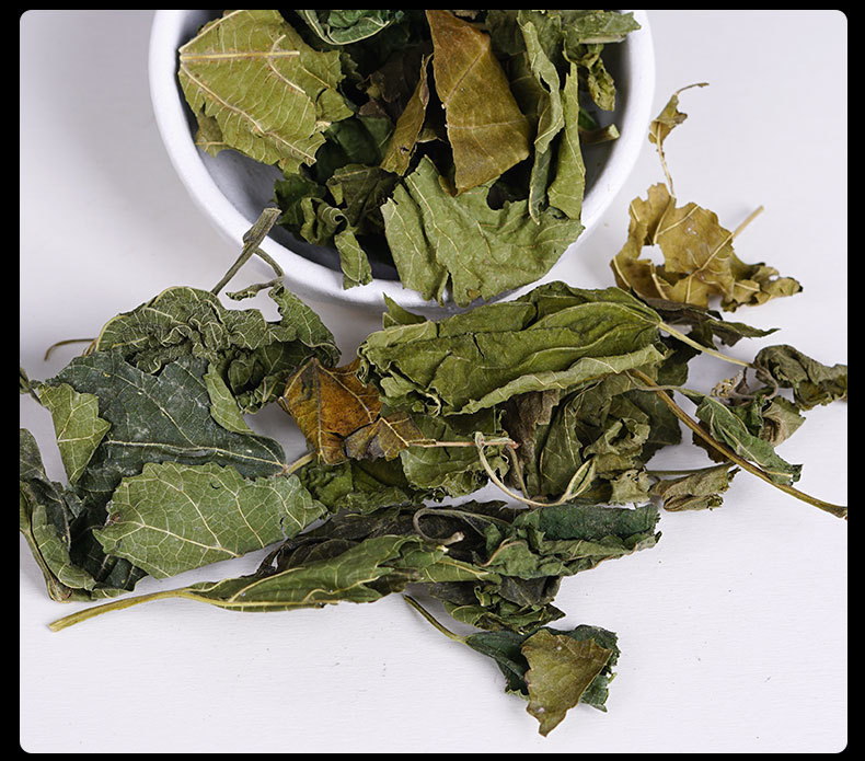 Frost Mulberry Leaf Granules (Morus alba) — Dried Food-Herb Mulberry Leaf Tea, 500g Bulk in use