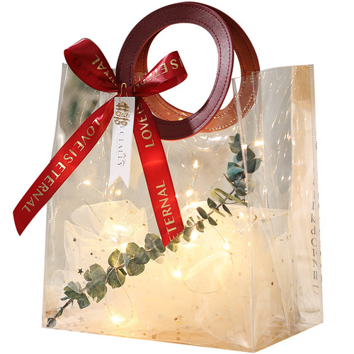 Transparent Gift Bag, Wedding Handbag, Candy Box Empty Box Gift Box, Instagram Style Wedding Bridesmaid Gift Bag