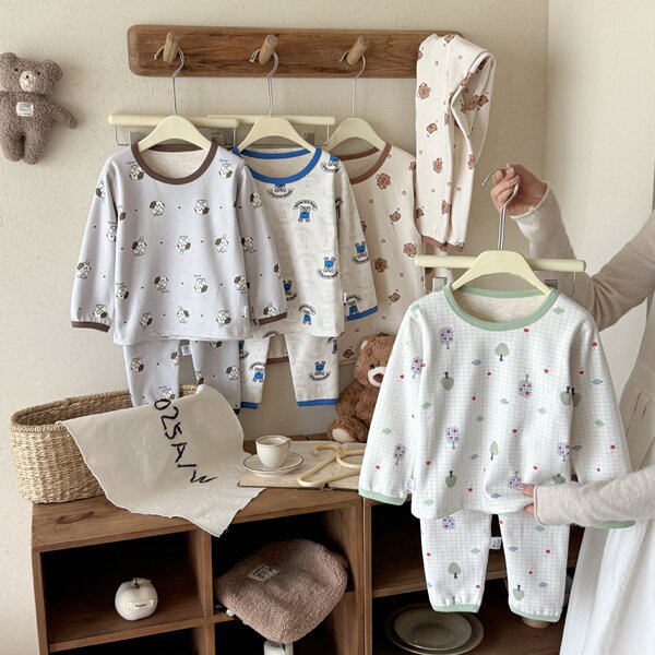 Children's demi-season keep warm thermal underwear for boys
