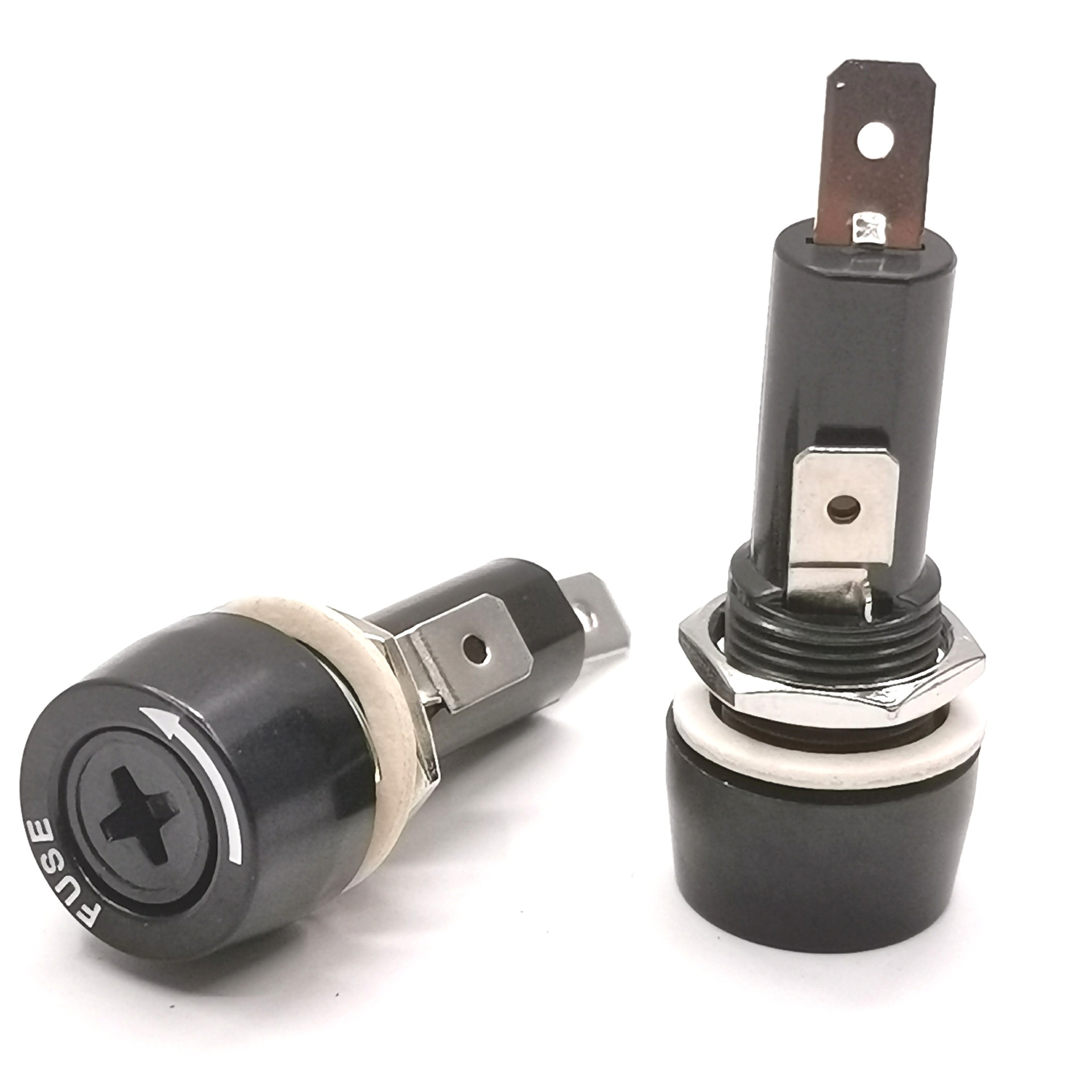 螺旋保险丝座R3-53  15A/250V  6.35x31.8mm